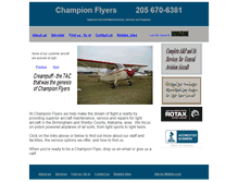 Tablet Screenshot of championflyers.net
